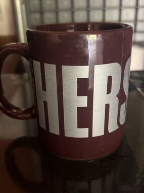 Maroon 'HERO' Ceramic Coffee Mug
